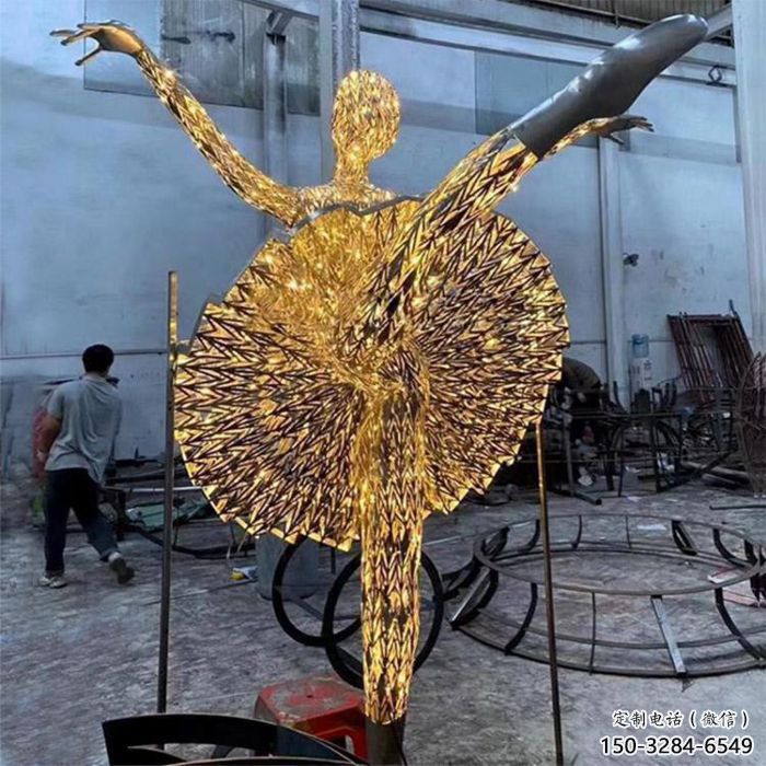 鏤空女孩雕塑 廣場童趣雕塑 門口小品 鏤空女孩雕塑 廣場童趣雕塑 門口小品