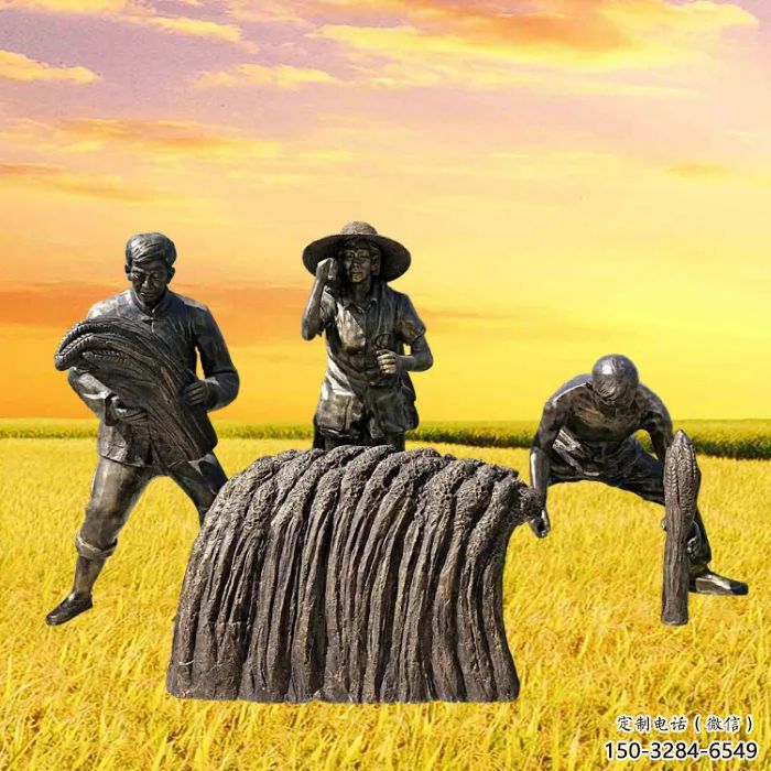 生產農夫雕塑 田間農耕雕塑 民俗擺件 生產農夫雕塑 田間農耕雕塑 民俗擺件