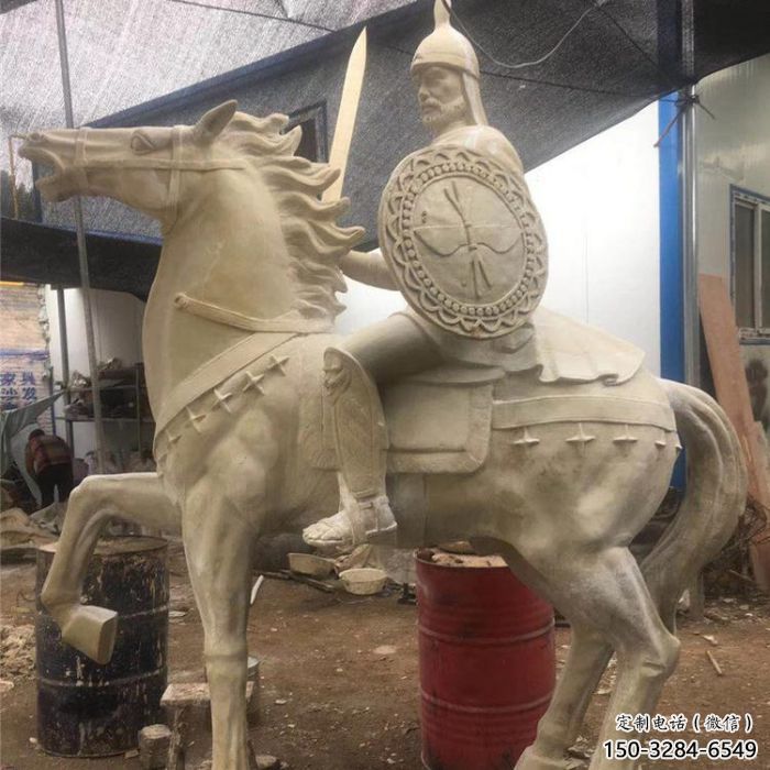 大型騎馬人雕塑 步行街民俗雕塑 宣傳擺件 大型騎馬人雕塑 步行街民俗雕塑 宣傳擺件