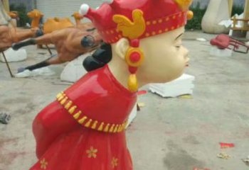 店門口戲曲雕塑 創意景觀雕塑 民俗擺件