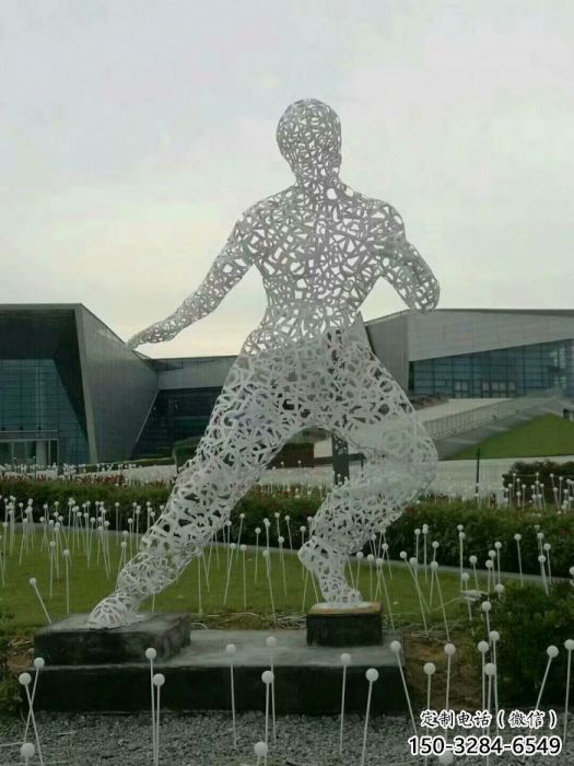 鏤空李小龍雕塑 廣場近代雕塑 門口小品 鏤空李小龍雕塑 廣場近代雕塑 門口小品