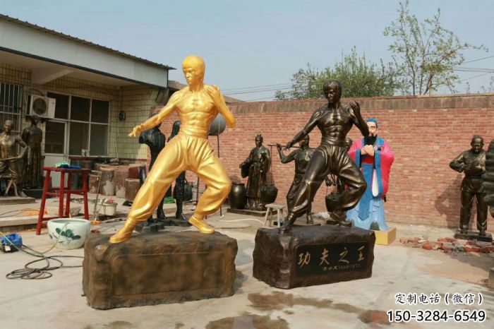 風景區李小龍雕塑 售樓處廣場雕塑 仿古擺件 風景區李小龍雕塑 售樓處廣場雕塑 仿古擺件