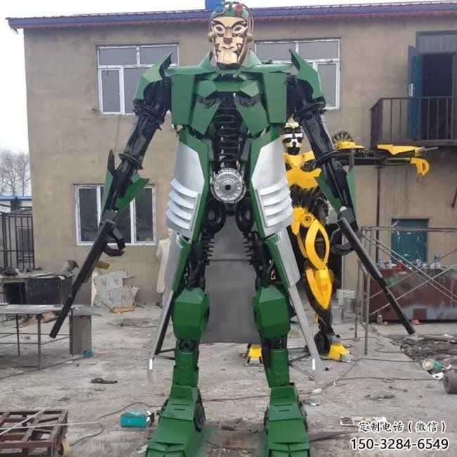 商業(yè)街機器人雕塑 售樓處雕塑 卡通擺件