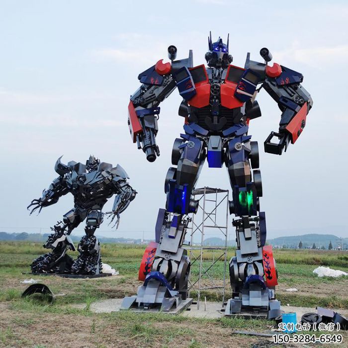 園林機器人雕塑 田間彩繪雕塑 卡通擺件 園林機器人雕塑 田間彩繪雕塑 卡通擺件
