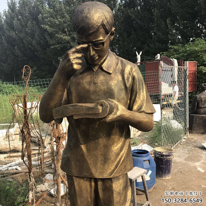 大型私塾先生雕塑 步行街學校雕塑 仿真擺件 大型私塾先生雕塑 步行街學校雕塑 仿真擺件