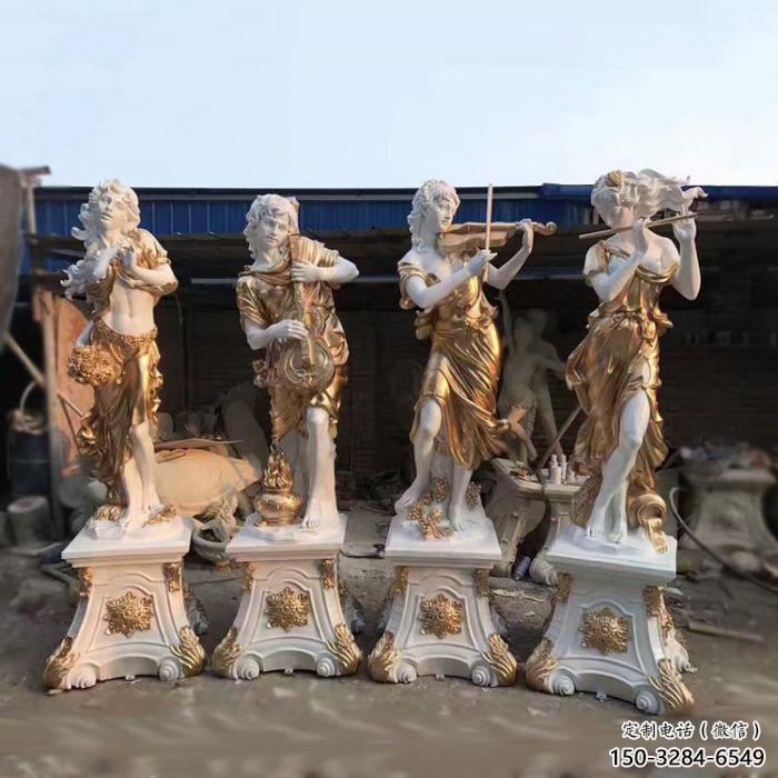 仿古四季女神雕塑 庭院彩繪雕塑 田間小品 仿古四季女神雕塑 庭院彩繪雕塑 田間小品