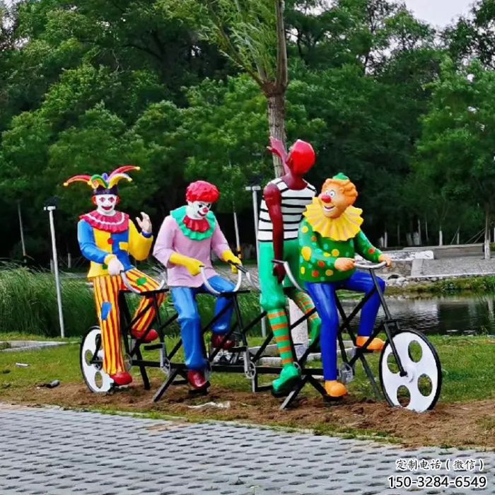 城市小丑雕塑 風景區彩繪雕塑 抽象擺件 城市小丑雕塑 風景區彩繪雕塑 抽象擺件