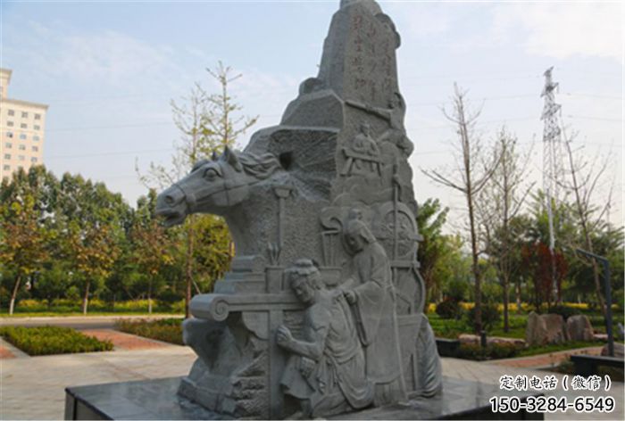 公園岳母刺字雕塑 酒店門口雕塑 彩繪擺件 公園岳母刺字雕塑 酒店門口雕塑 彩繪擺件