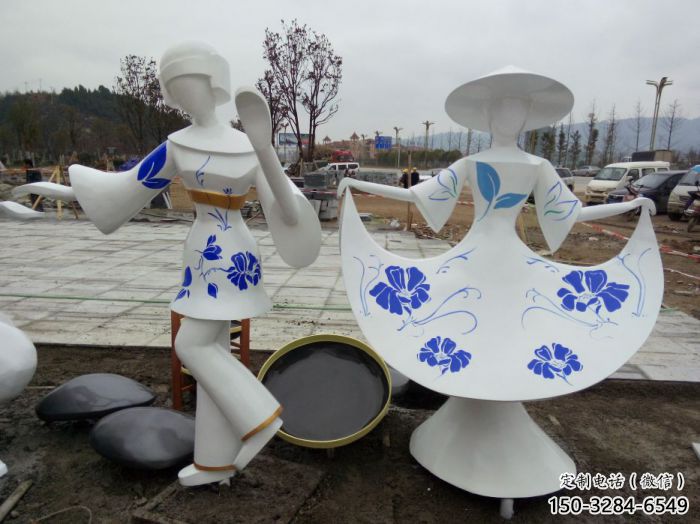 公園仕女雕塑 酒店門口雕塑 彩繪擺件 公園仕女雕塑 酒店門口雕塑 彩繪擺件