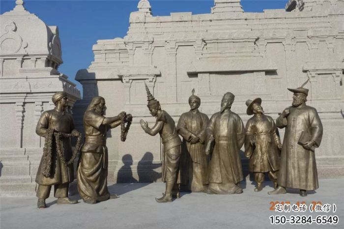 仿古茶馬古道雕塑 庭院彩繪雕塑 田間小品 仿古茶馬古道雕塑 庭院彩繪雕塑 田間小品