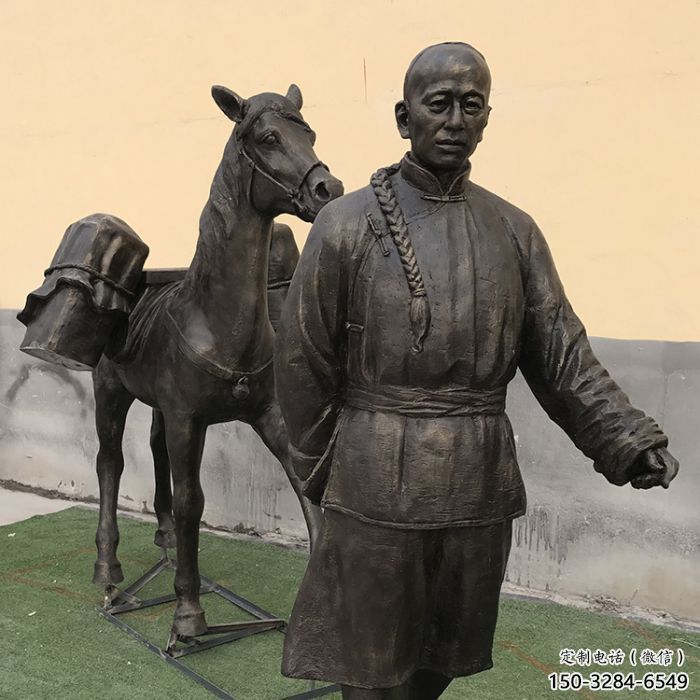 公園茶馬古道雕塑 門口創(chuàng)意雕塑 售樓處小品 公園茶馬古道雕塑 門口創(chuàng)意雕塑 售樓處小品