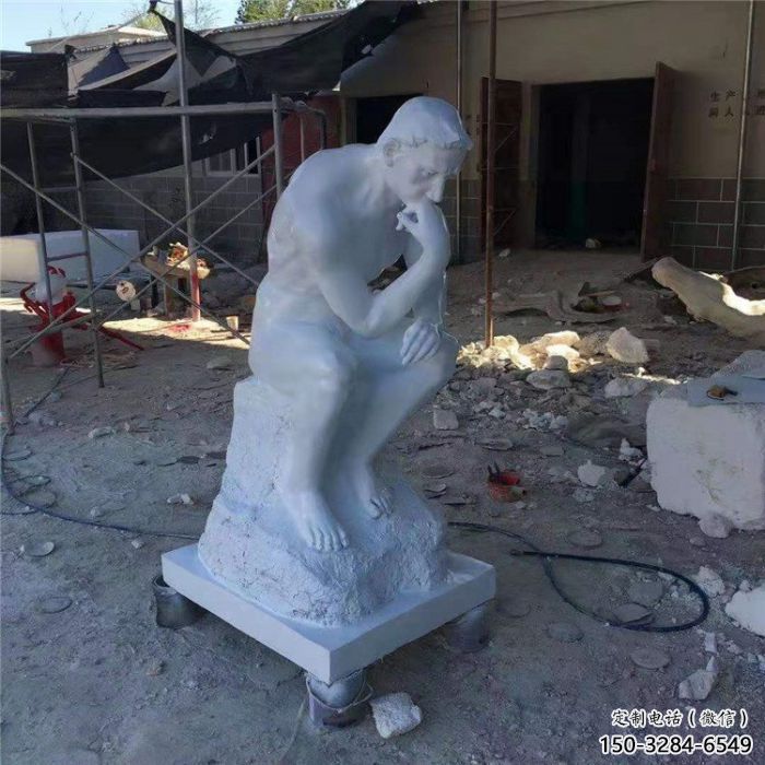 田間思考者雕塑 彩繪沉思者雕塑 園林?jǐn)[件 田間思考者雕塑 彩繪沉思者雕塑 園林?jǐn)[件