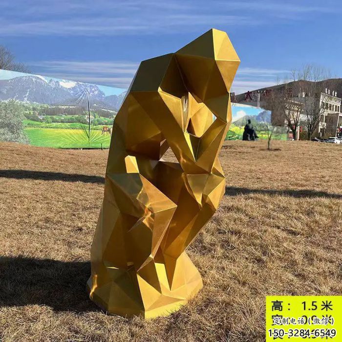 店門口思考者雕塑 創意景觀雕塑 沉思者擺件 店門口思考者雕塑 創意景觀雕塑 沉思者擺件