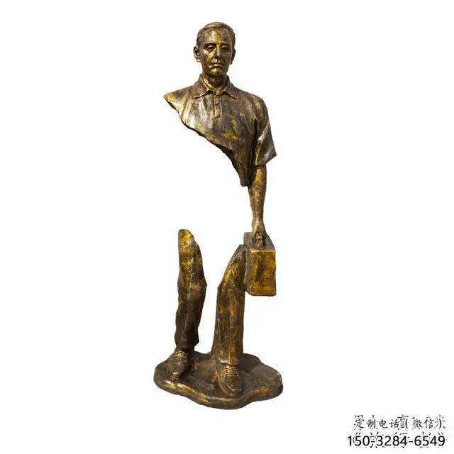 彩繪旅行者雕塑 空心人雕塑 步行街擺件 彩繪旅行者雕塑 空心人雕塑 步行街擺件