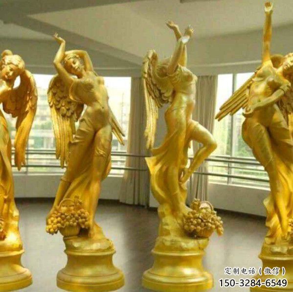 步行街天使雕塑 游樂場(chǎng)景觀小品 鑄造卡通雕塑 步行街天使雕塑 游樂場(chǎng)景觀小品 鑄造卡通雕塑