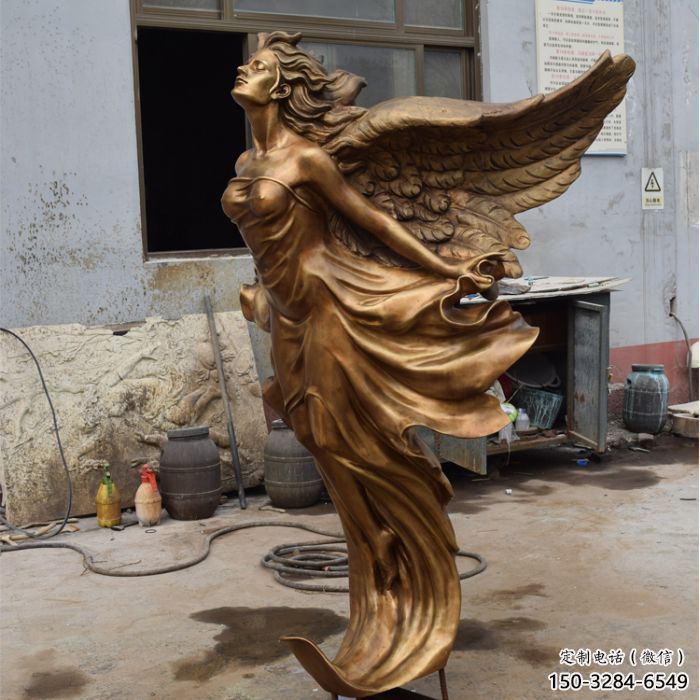 大型天使雕塑 歐式步行街擺件 彩繪卡通雕塑 大型天使雕塑 歐式步行街擺件 彩繪卡通雕塑