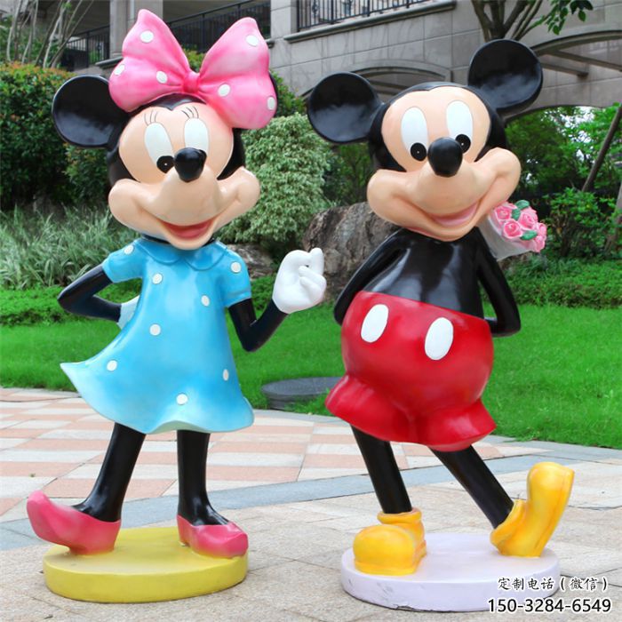 草地米奇雕塑生產 現代校園卡通雕塑 大型動漫雕塑 草地米奇雕塑生產 現代校園卡通雕塑 大型動漫雕塑