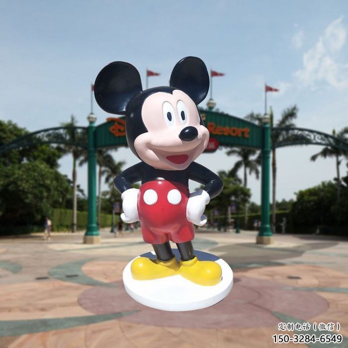 大型米奇雕塑制作 歐式步行街動漫雕塑 彩繪卡通雕塑 大型米奇雕塑制作 歐式步行街動漫雕塑 彩繪卡通雕塑