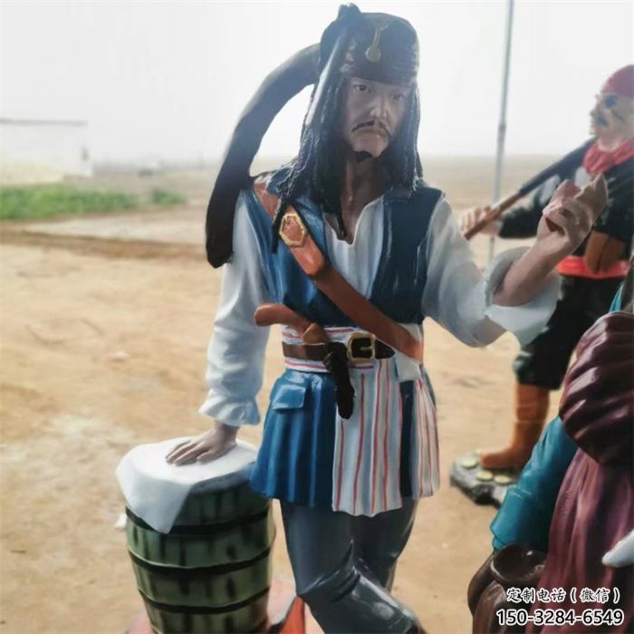 戶外海盜雕塑加工 噴漆卡通雕塑 燈光動漫雕塑 戶外海盜雕塑加工 噴漆卡通雕塑 燈光動漫雕塑