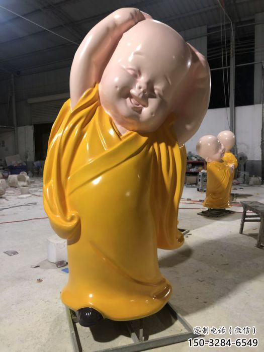 預用小和尚雕塑 景觀校園兒童雕塑 商業街肖像雕塑 預用小和尚雕塑 景觀校園兒童雕塑 商業街肖像雕塑