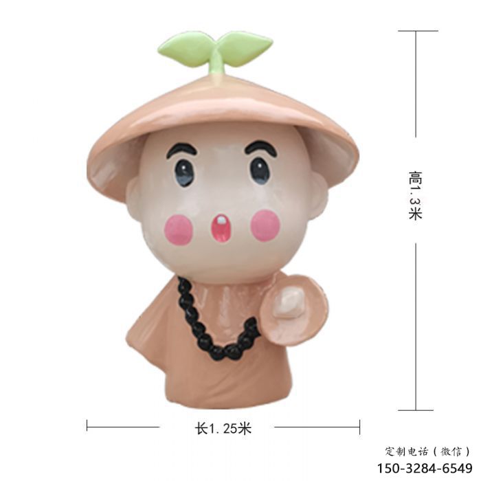 選定小和尚雕塑 黃銅兒童雕塑 步行街肖像雕塑 選定小和尚雕塑 黃銅兒童雕塑 步行街肖像雕塑