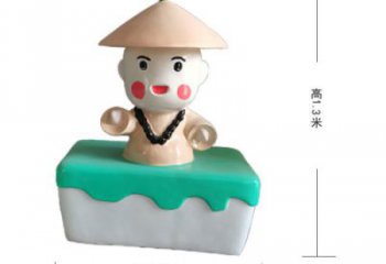 景觀小和尚雕塑廠 黃銅兒童雕塑 商業街肖像雕塑