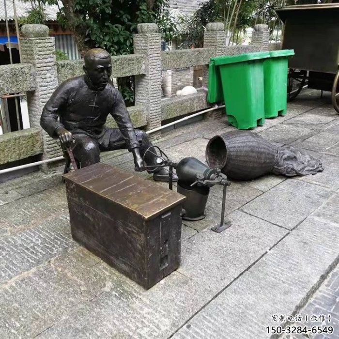 爆米花雕塑制作 景觀美陳民俗雕塑 噴漆小吃雕塑