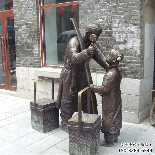 民俗小販雕塑廠家 酒店公園雕塑 風景區擺件 民俗小販雕塑廠家 酒店公園雕塑 風景區擺件