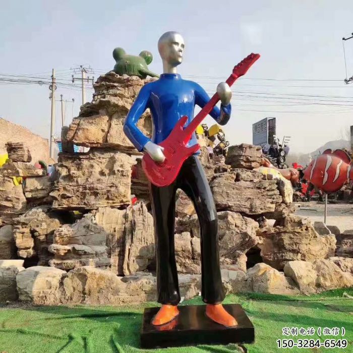 吹拉彈唱雕塑 切面燈光音樂雕塑 政府音樂人雕塑廠