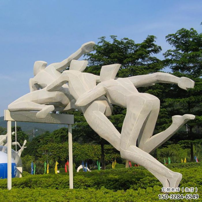 商業街跨欄雕塑廠家 烤漆體育雕塑 彩繪運動員雕塑 商業街跨欄雕塑廠家 烤漆體育雕塑 彩繪運動員雕塑