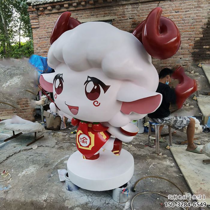 卡通工人雕塑廠家 彩繪民俗雕塑 公園勞動雕塑