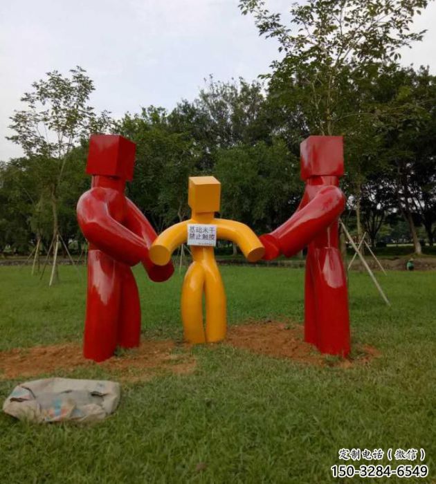 公園母親雕塑 烤漆女人雕塑 景觀肖像雕塑