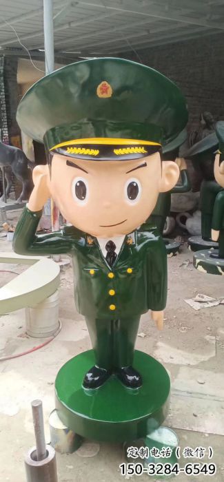 創意武警雕塑 玻璃鋼警察雕塑 公園戰士雕塑 創意武警雕塑 玻璃鋼警察雕塑 公園戰士雕塑