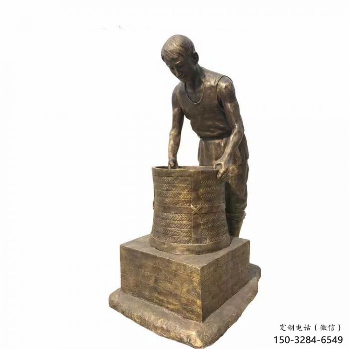 茶道雕塑制造商 烤漆大型制茶雕塑 彩繪民俗文化雕塑 茶道雕塑制造商 烤漆大型制茶雕塑 彩繪民俗文化雕塑