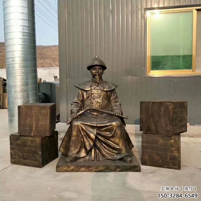 烤漆林則徐雕塑 玻璃鋼名人雕塑 室內肖像雕塑 烤漆林則徐雕塑 玻璃鋼名人雕塑 室內肖像雕塑