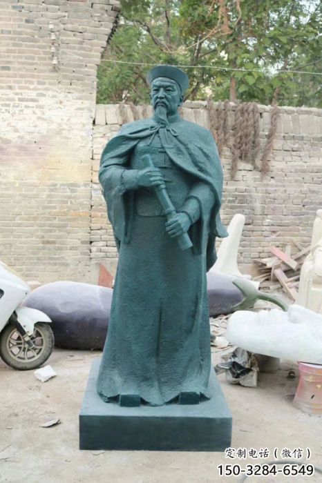 玻璃鋼林則徐雕塑 名人雕塑 步行街肖像雕塑 玻璃鋼林則徐雕塑 名人雕塑 步行街肖像雕塑