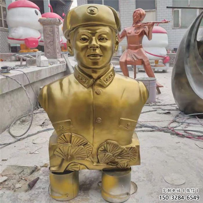 街道雷鋒雕塑 玻璃鋼景觀人物雕塑 彩繪英雄雕塑 街道雷鋒雕塑 玻璃鋼景觀人物雕塑 彩繪英雄雕塑