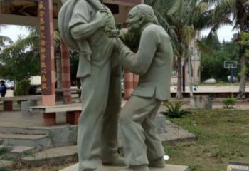 房地產孝道雕塑 景觀人物雕塑 民俗文化雕塑