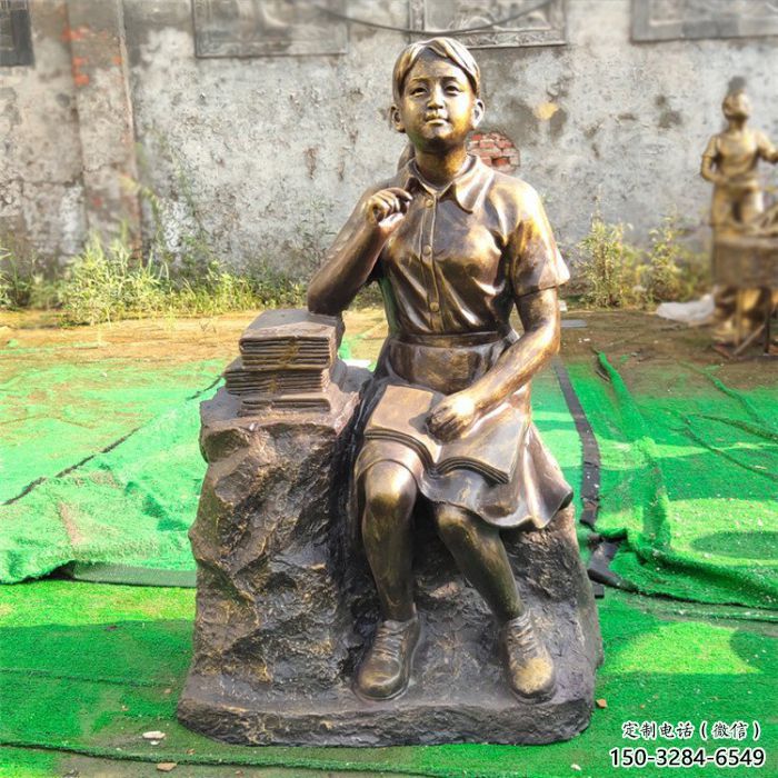 公園看書雕塑廠家 戶外人物雕塑 抽象學生雕塑 公園看書雕塑廠家 戶外人物雕塑 抽象學生雕塑