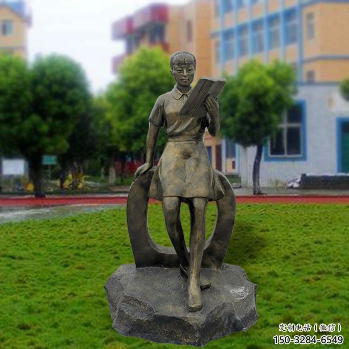 戶外看書雕塑廠家 噴漆人物雕塑 抽象學生雕塑 戶外看書雕塑廠家 噴漆人物雕塑 抽象學生雕塑