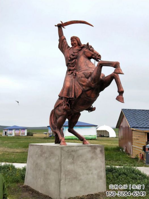 彩繪皇帝雕塑 玻璃鋼古代雕塑 街頭雕塑 彩繪皇帝雕塑 玻璃鋼古代雕塑 街頭雕塑