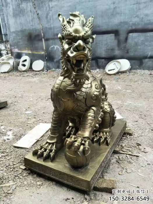景區麒麟雕塑,景區動物雕塑,玻璃鋼材質 景區麒麟雕塑,景區動物雕塑,玻璃鋼材質