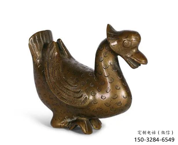 鴨子雕塑廠家，仿真動物， 動物街頭擺件