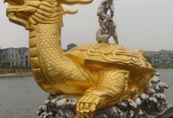 海龜?shù)袼芗庸S，神獸動物，仿古公園廣場擺件
