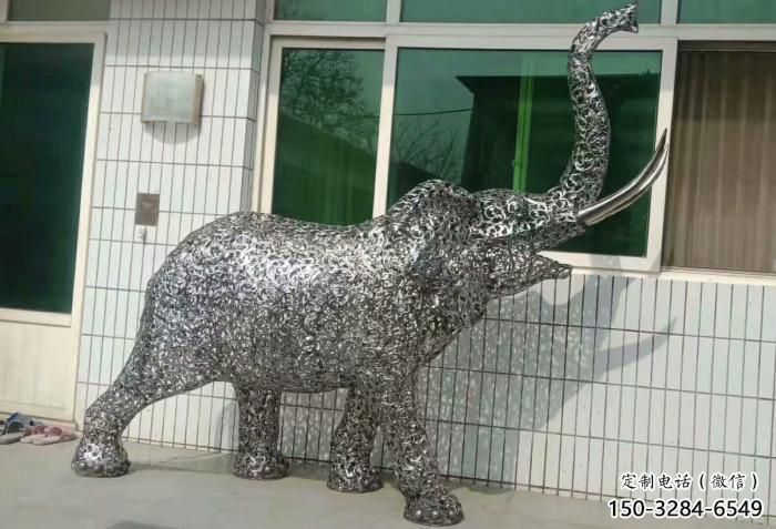 操場小象雕塑廠家,公園題材,剪影工藝 操場小象雕塑廠家,公園題材,剪影工藝