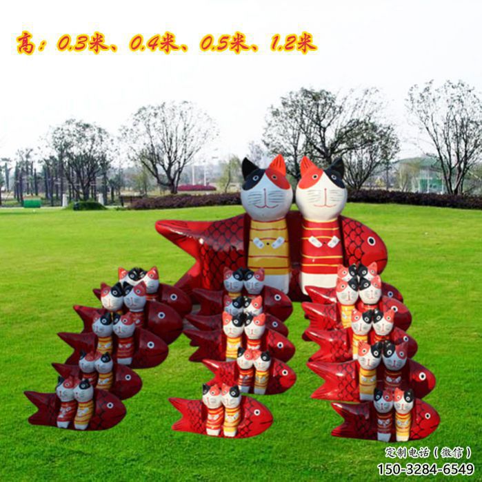 現代小貓雕塑制造商,仿真主題,動漫工藝 現代小貓雕塑制造商,仿真主題,動漫工藝