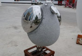 戶外鳥類雕塑廠家,公園主題,鏡面工藝