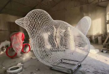 小區鳥類雕塑廠家,抽象系列,網格工藝