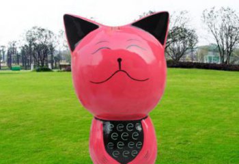 公園小貓雕塑廠家,景觀題材,抽象工藝