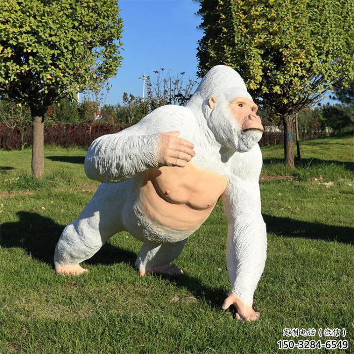 庭院猩猩雕塑廠家,現代小品,彩繪工藝 庭院猩猩雕塑廠家,現代小品,彩繪工藝